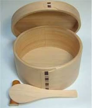 秋田　大館工芸社　曲げわっぱ　おひつ　2合 Amazon｜秋田大館曲げわっぱおひつ2合(2～3人用）日本製｜おひつ